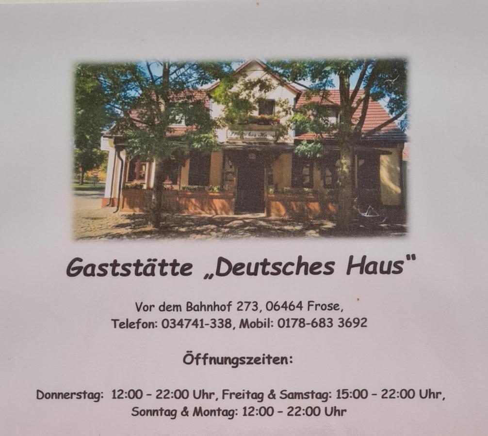 "Altes Stellwerk Frose" Am Froser See Exterior foto
