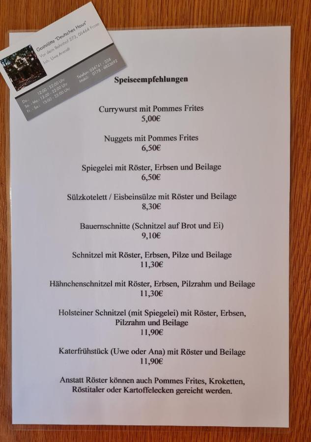 "Altes Stellwerk Frose" Am Froser See Exterior foto