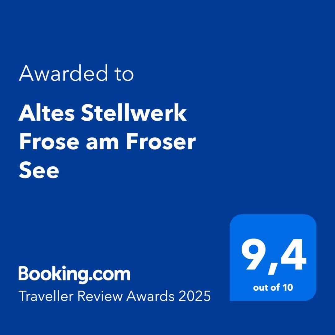 "Altes Stellwerk Frose" Am Froser See Exterior foto